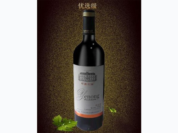 叶浓庄园优选赤霞珠干红葡萄酒