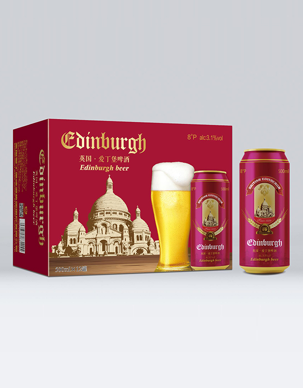 英国爱丁堡啤酒500mlx12罐