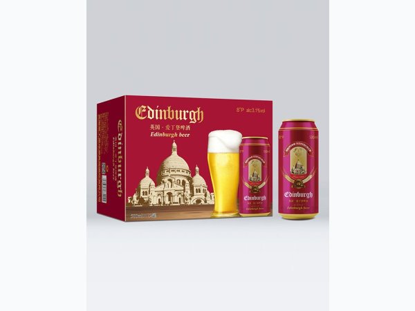 英国爱丁堡啤酒500mlx12罐 图1
