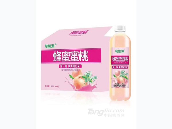 味优滋蜂蜜蜜桃汁 图1