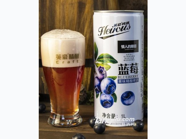 英豪蓝莓果味精酿1L&times;6罐 图1