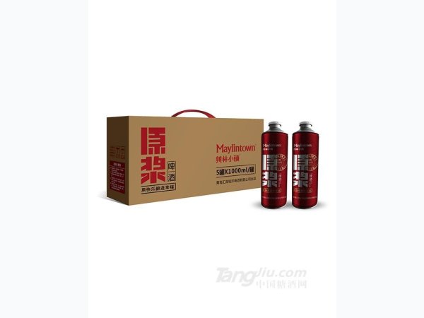 美林小镇原浆啤酒1L 图2