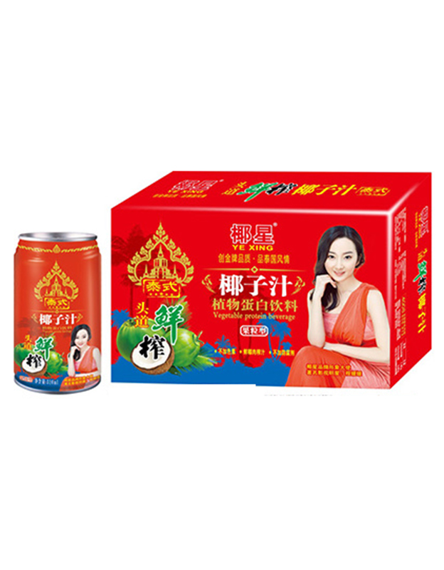 椰星果肉椰子汁简箱310g
