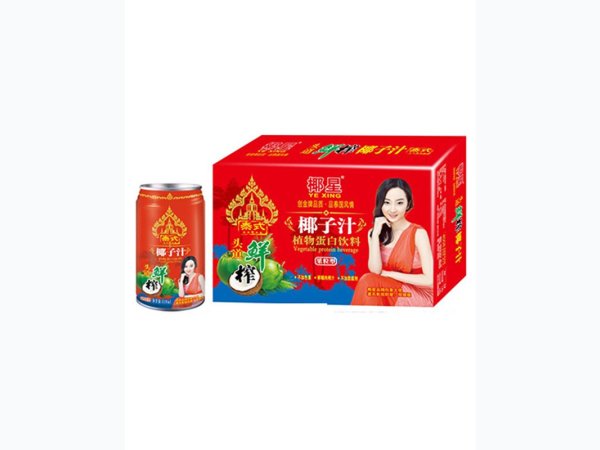 椰星果肉椰子汁简箱310g