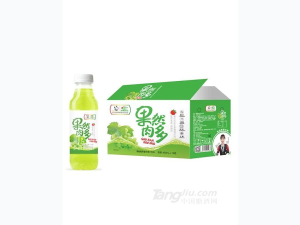 果然肉多葡萄复合果汁饮料450ml 图1