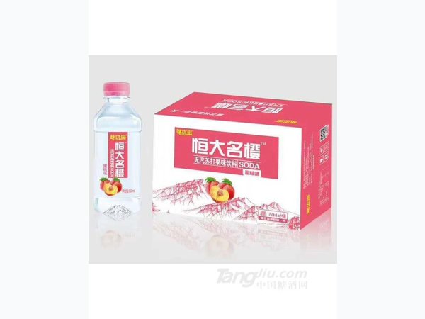 味优滋恒大名橙蜜桃味苏打水 图1