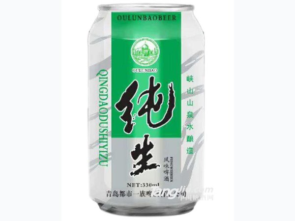 欧伦堡纯生啤酒-330ml 图1