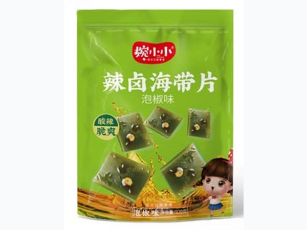 婉小小辣卤海带片泡椒味