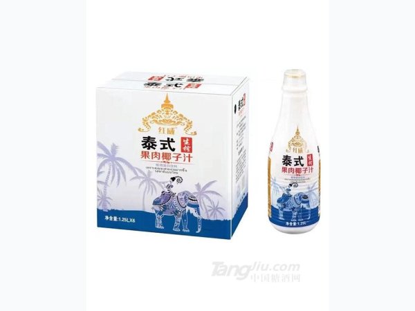 红威&middot;泰式生榨果肉椰子汁1.25L