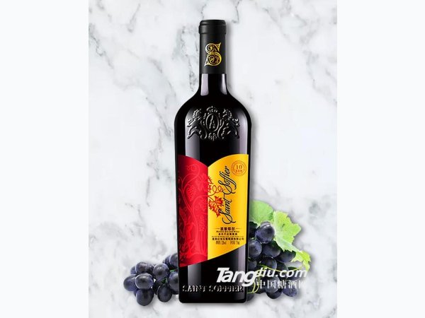 圣索菲尔-10年老树美乐干红葡萄酒 图1
