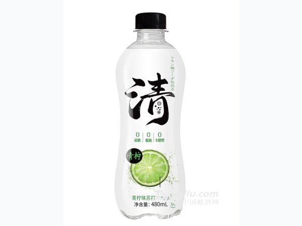 青柠味苏打气泡水480ml 图1