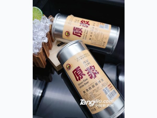 1升西蒙白啤原浆 图1