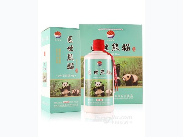 53&deg;匠世熊猫酒500ml礼盒装