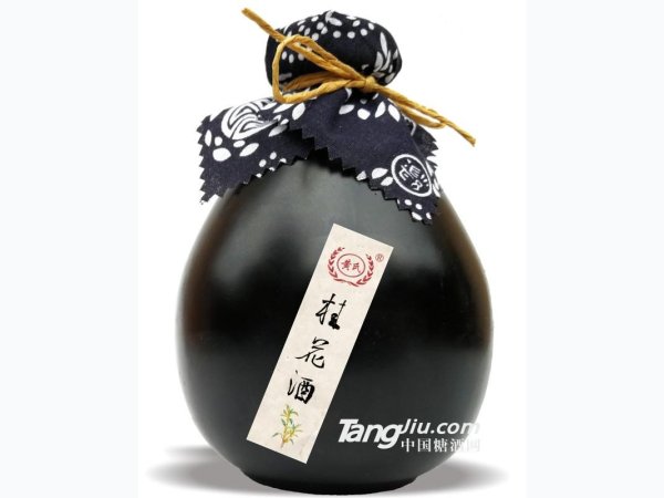 12&deg;黄氏桂花酒（黑坛）-500ml 图1