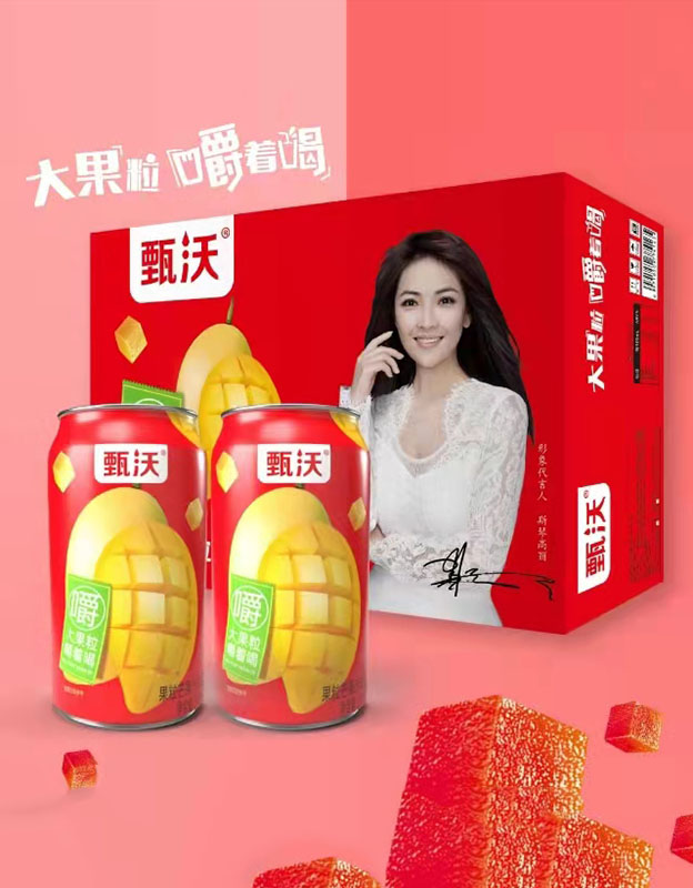 甄沃-大果粒芒果500ml
