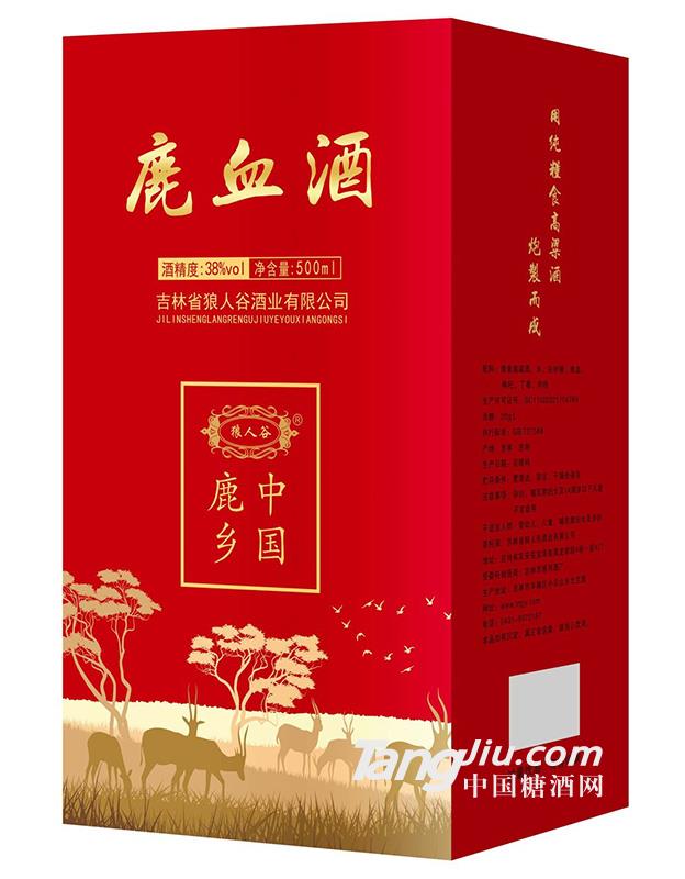 38&deg;鹿血酒盒装-500ml