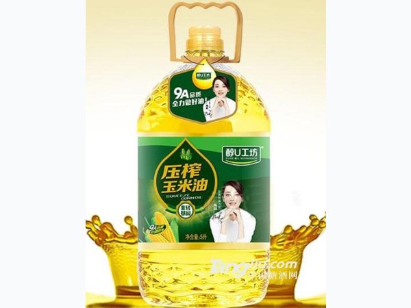 醇U工坊 压榨玉米油5L