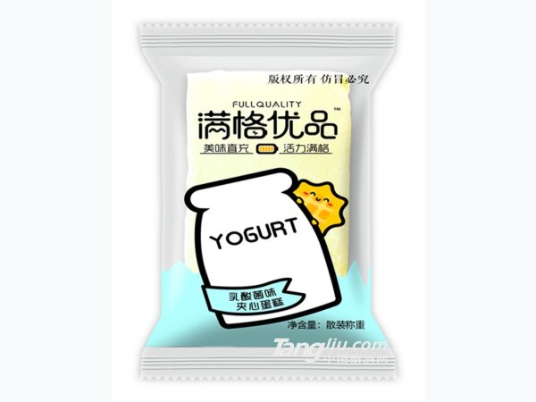 满格优品-乳酸菌味夹心蛋糕 图1