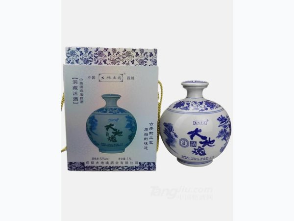 2.5L大地魂青花陶瓷瓶酒（礼盒） 图1