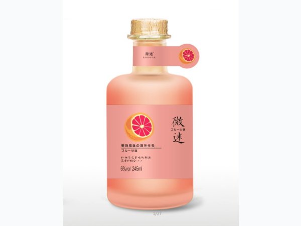微迷果茶酒-红柚乌龙茶味245ml