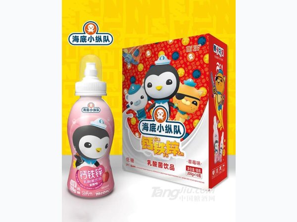 海底小纵队儿童乳酸菌草莓味200g 图1