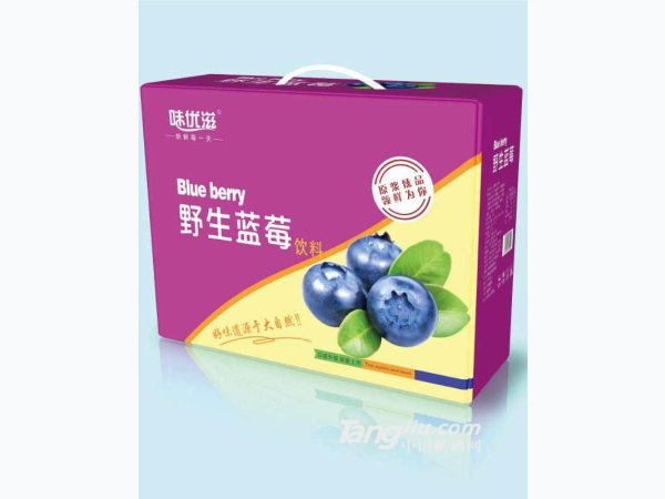 味优滋野生蓝莓饮料 图1
