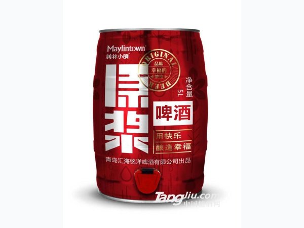 美林小镇原浆啤酒5L 图2