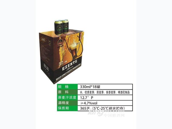埃盛特啤酒精酿黑啤330x18 图1