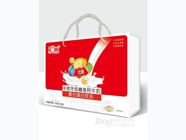 汇源中老年低糖高钙牛奶 图2