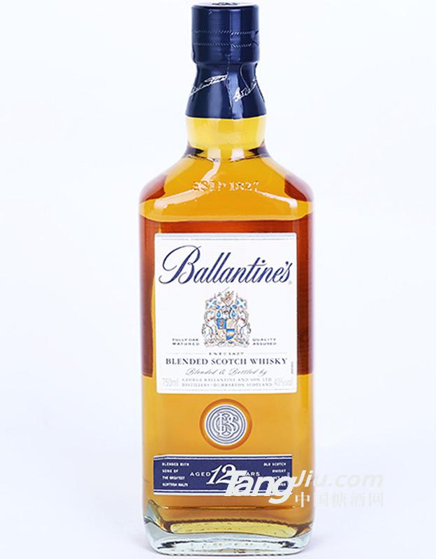 英国进口洋酒百龄坛12年苏格兰威士忌750ml