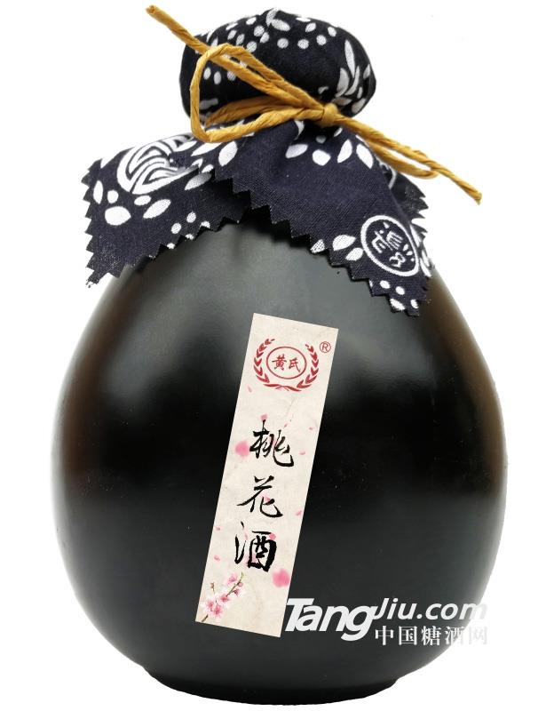 12&deg;黄氏桃花酒（黑坛）-500ml