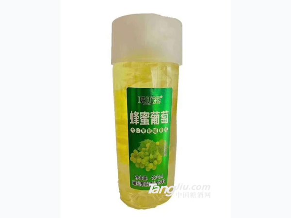 味优滋蜂蜜葡萄果粒果汁饮料420ml 图1