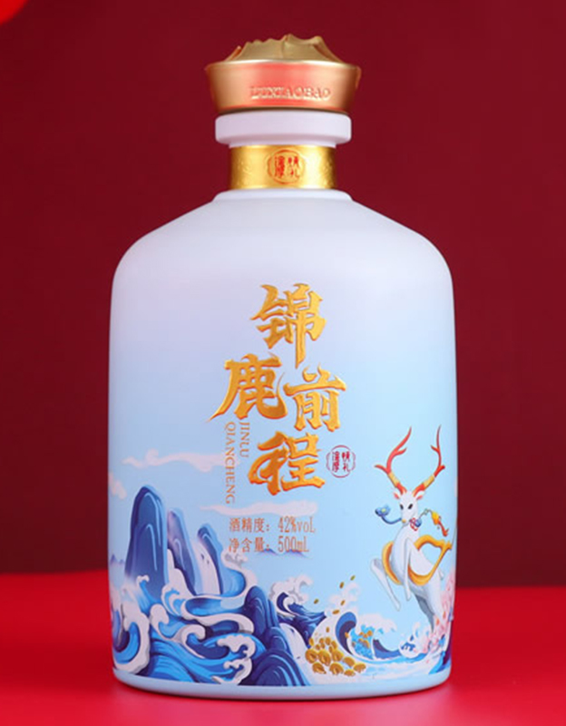 锦鹿前程海参鹿鞭酒