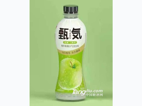 甄気青苹果果汁气泡饮料 图1