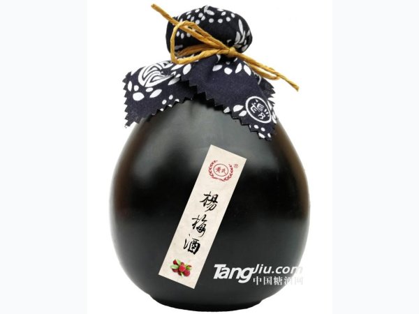 12&deg;黄氏杨梅酒（黑坛）-500ml 图1