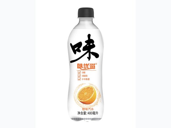 味优滋橙味汽水480ml 图1