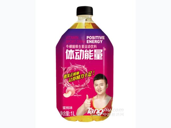 体动能量维生素运动饮料蜜桃味1L 图1