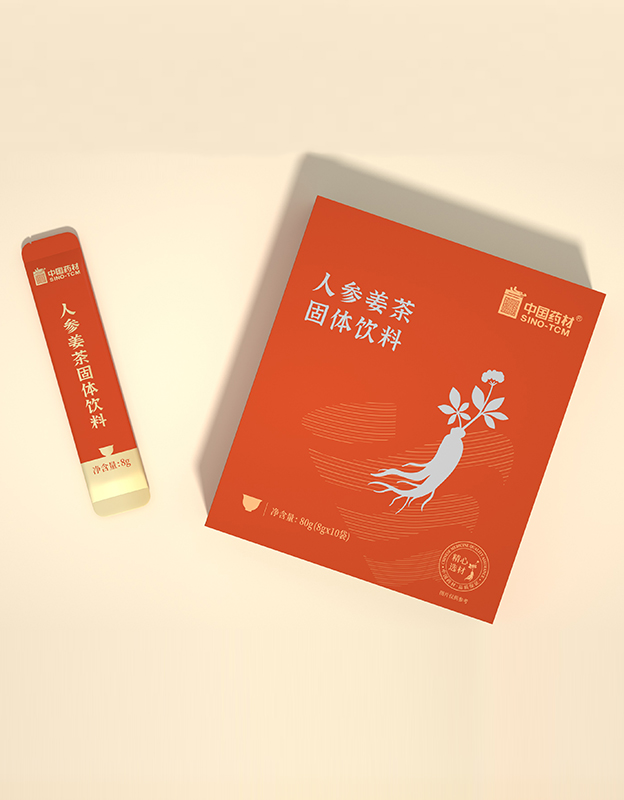 人参姜茶固体饮料