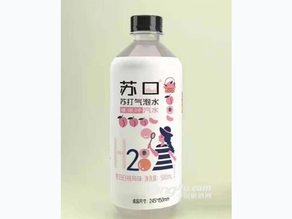 冬日白桃风味苏打气泡水 图1