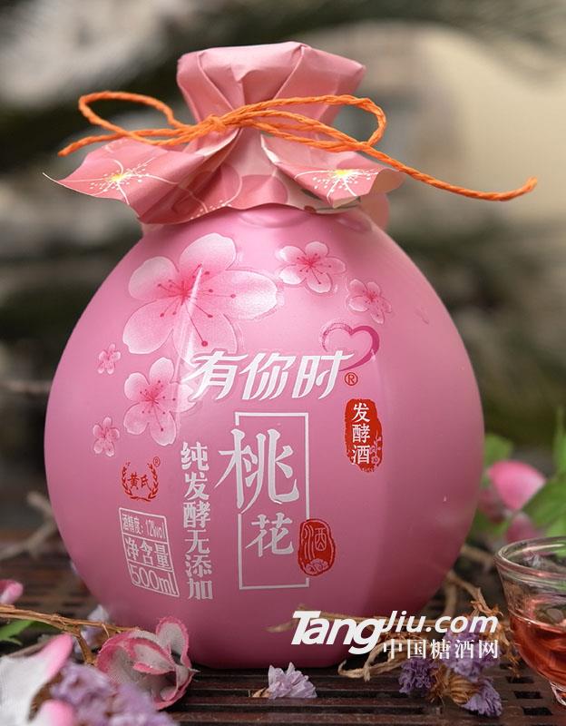 12&deg;有你时桃花发酵酒-500ml