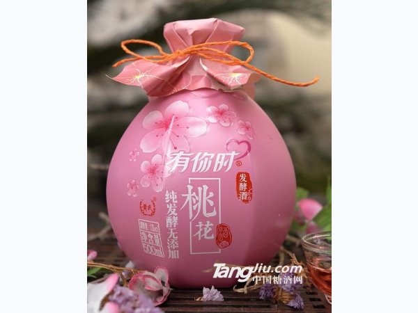 12&deg;有你时桃花发酵酒-500ml