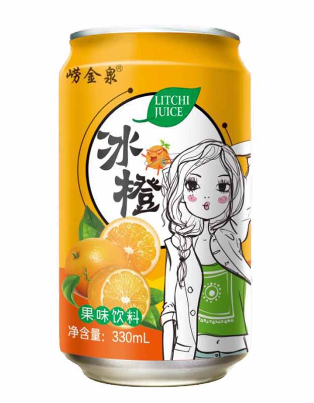 崂金泉冰橙果味饮料