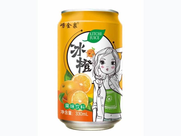 崂金泉冰橙果味饮料 图1