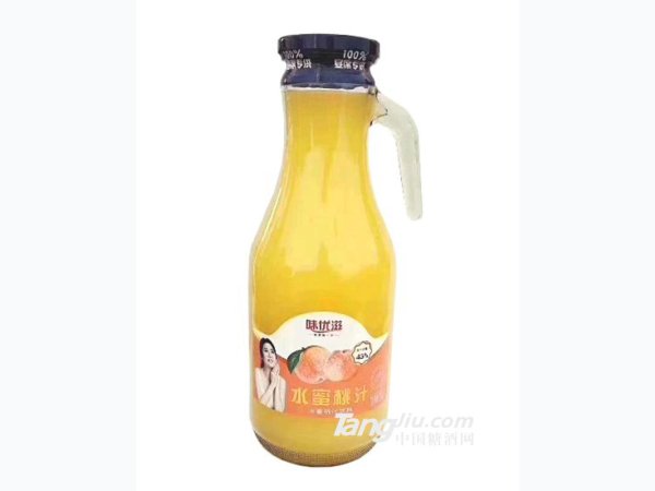 味优滋水蜜桃汁饮料 图1
