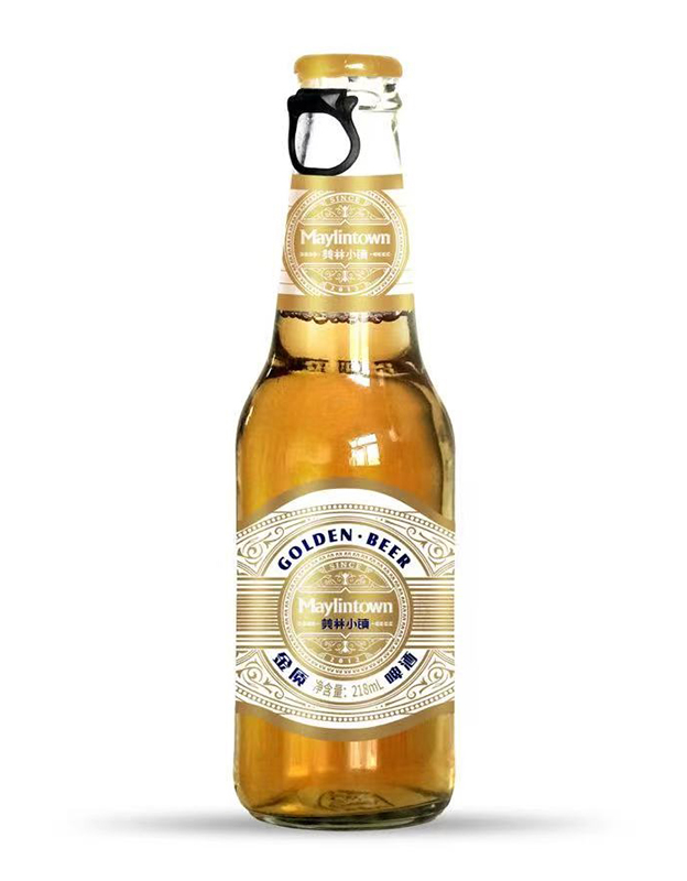 美林小镇金质啤酒218ml