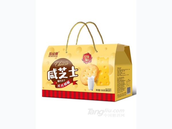 焙倍鲜咸芝士酥性饼干 图1