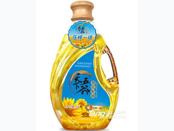 天下五谷葵花籽油 5L 图1