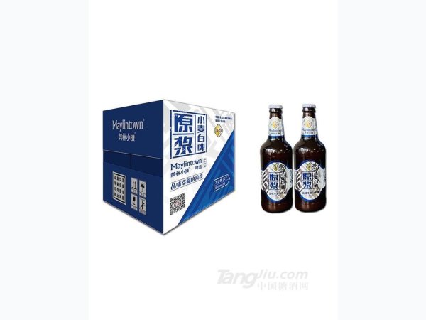 美林小镇原浆白啤516ml 图1