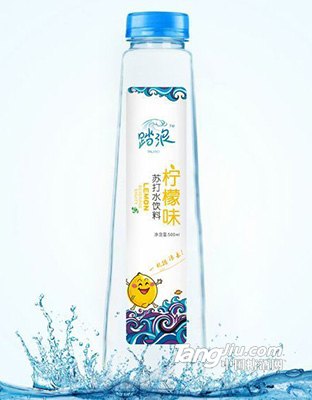 踏浪-柠檬味苏打水-500ml