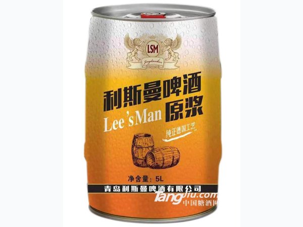 利斯曼啤酒原浆5L 图1